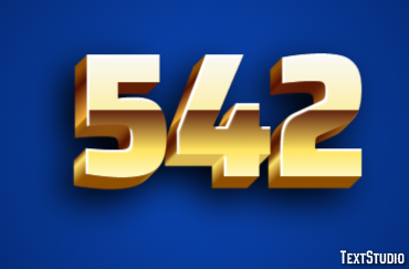 542 Text Effect