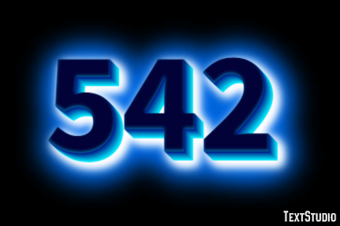 542 Text Effect