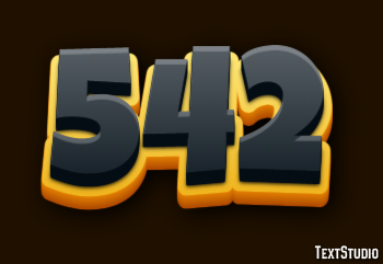 542 Text Effect