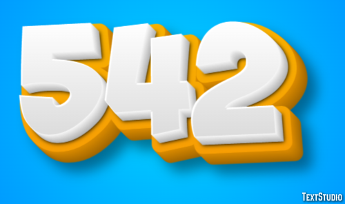 542 Texteffekt