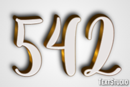 542 Texteffekt
