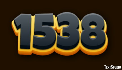1538 Efekt tekstowy