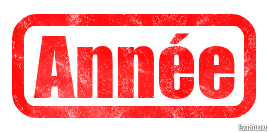 Année Эффект текста
