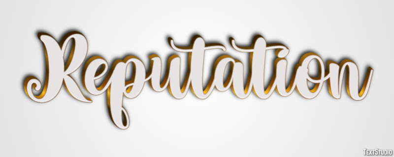 Reputation Text Effect