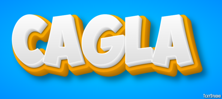 Cagla Efecto de Texto