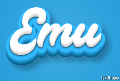 Emu Texteffekt