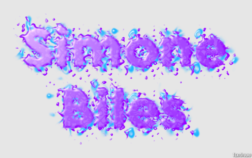 Simone Biles Text Effect