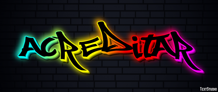 Acreditar Efeito de texto