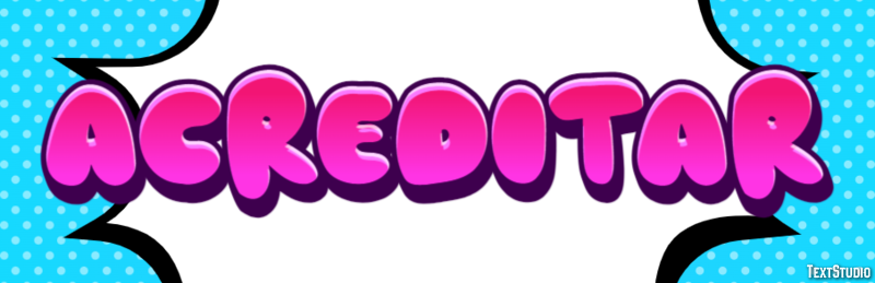 Acreditar Efeito de texto