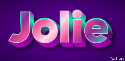 Jolie Tekst Effect