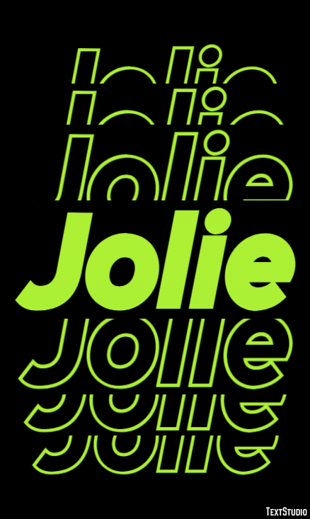 Jolie Tekst Effect