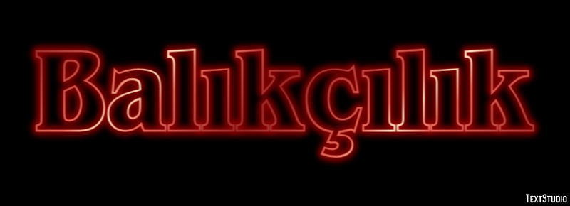Balıkçılık Metin Efekti