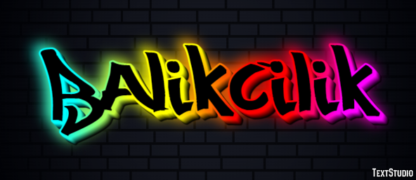 Balıkçılık Metin Efekti