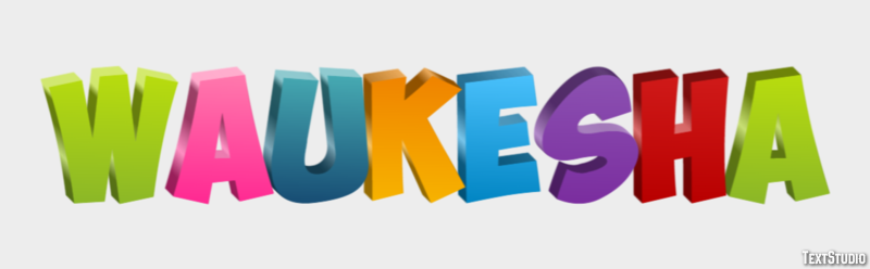 Waukesha Texteffekt