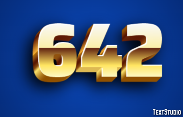642 Tekst Effect