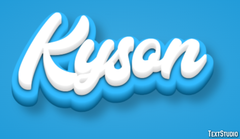 Kyson Text effect