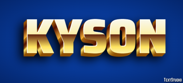 Kyson Text effect