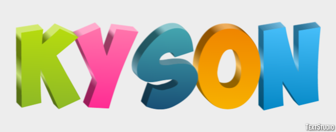 Kyson Text effect