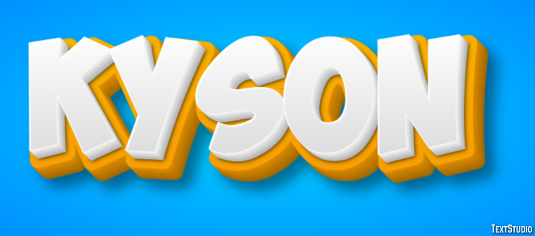 Kyson Text effect