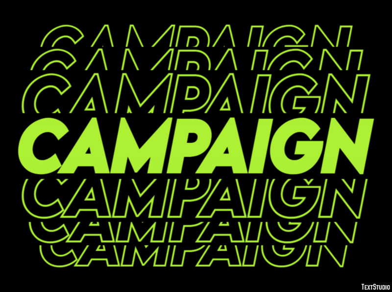 Campaign Text Effect