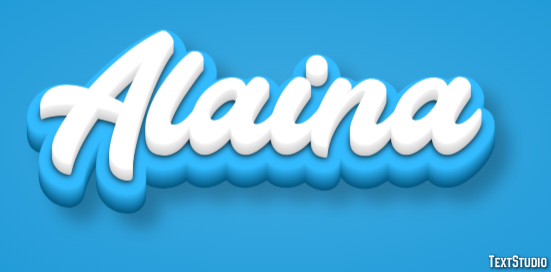 Alaina Text Effect