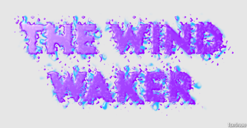 The Wind Waker Efecto de texto