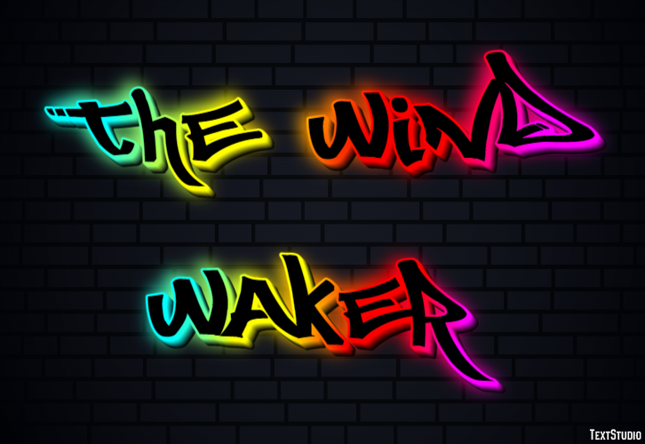 The Wind Waker Effetto testo