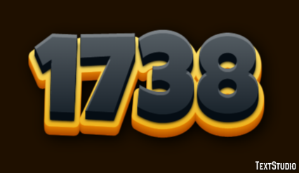 1738 Text Effect