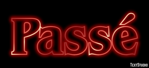 Passé Texteffekt