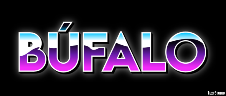 Búfalo Texteffekt