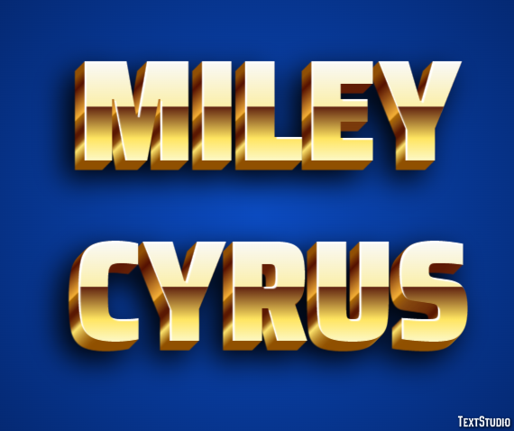 Miley Cyrus Tekst Effect