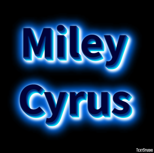 Miley Cyrus Efekt tekstowy