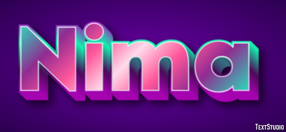Nima Text Effect
