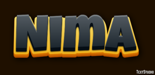 Nima Text effect