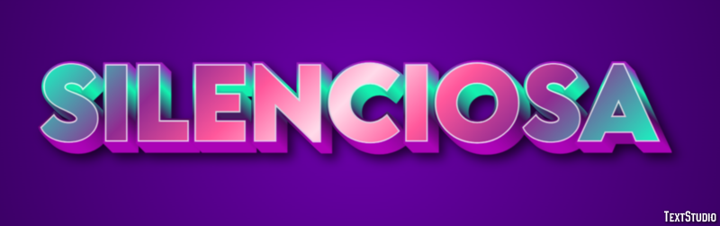 Silenciosa Texteffekt