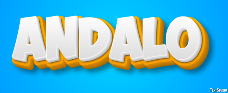Andalo Texteffekt