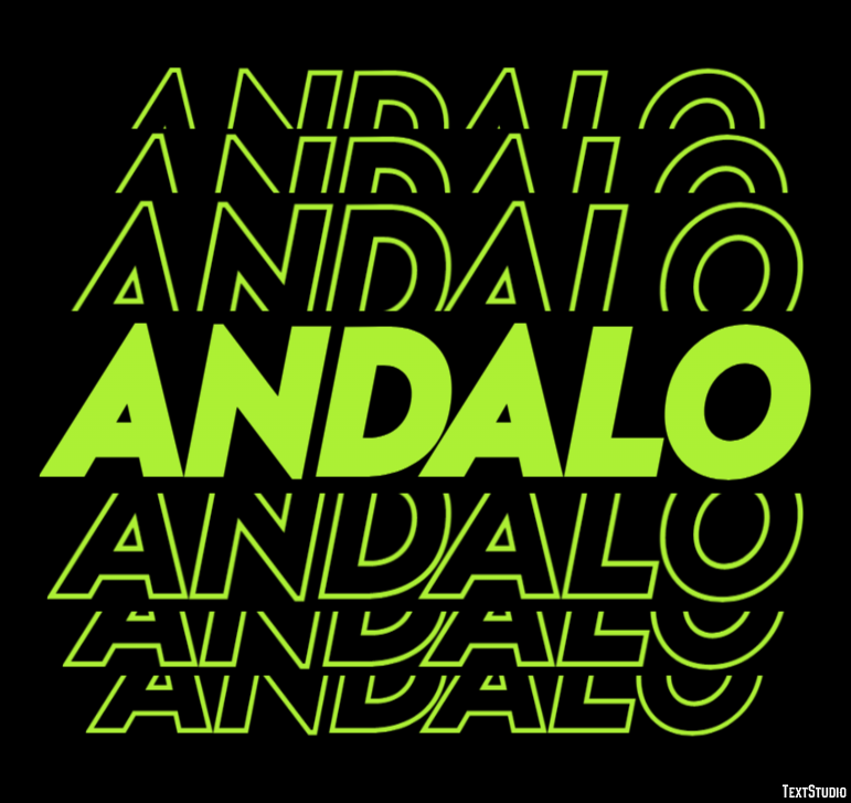 Andalo Texteffekt