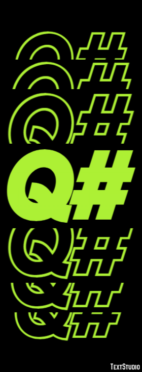 Q# Tekst Effect