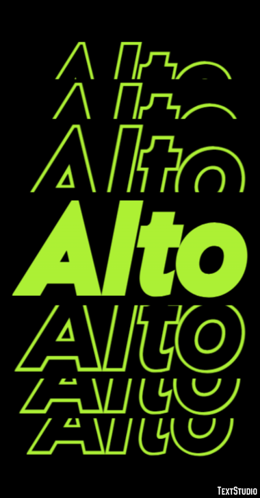 Alto Text Effect