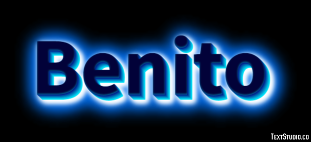 Benito Text Effect