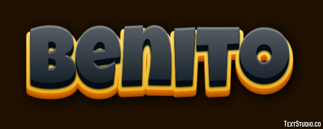 Benito Text effect