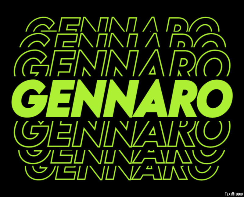 Gennaro Effetto testo