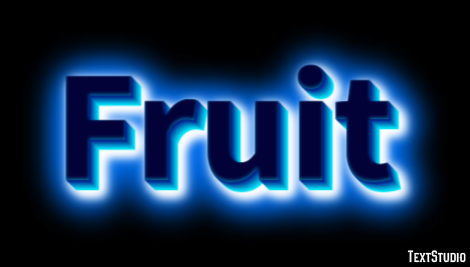 Fruit Text Effect