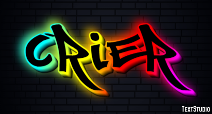 Crier Text effect
