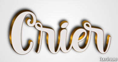 Crier Effet de Texte