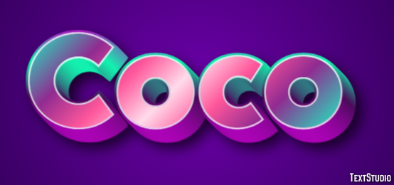 Coco Text Effect