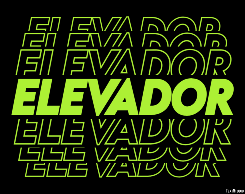 Elevador Effetto testo