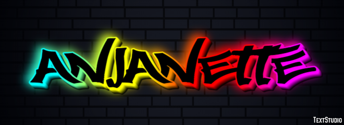 Anjanette Text effect