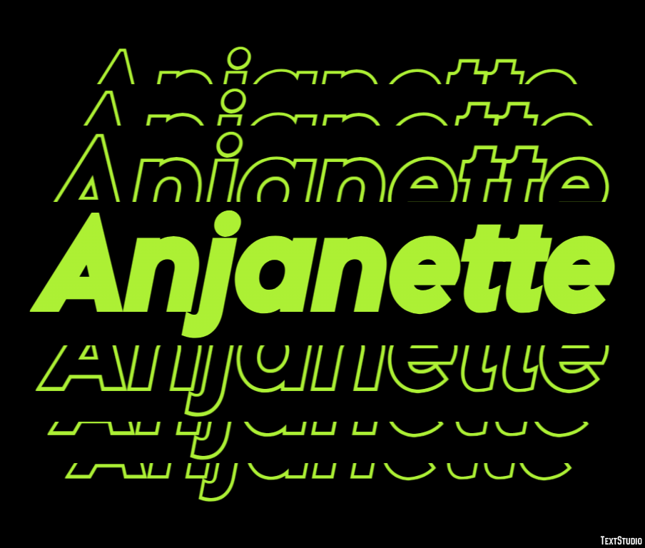 Anjanette Effet de Texte