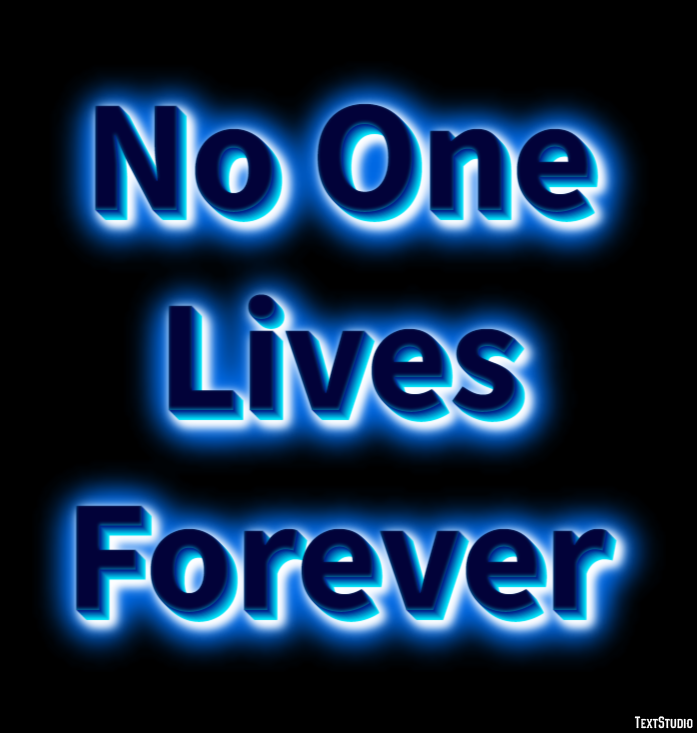 No One Lives Forever Эффект текста